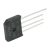 Graetz híd, 6A • 600V KBU 606