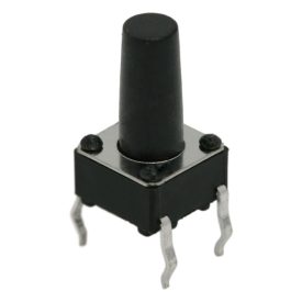   Mikrokapcsoló, 1 áramkör, 0,05 A - 12 V DC OFF - (ON) hosszú nyomógombbal