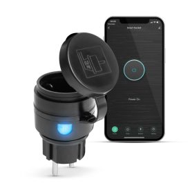   Smart kültéri WIFI-s konnektor IPX4 - Amazon Alexa, Google Home, Siri, IFTTT kompatibilitás