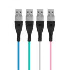 Adatkábel - USB Type-C 1m-es, szilikon