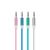 AUX adatkábel - 3,5 mm jack-jack - 1m-es