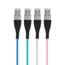 Adatkábel - iPhone "lightning", 1m-es, szilikon
