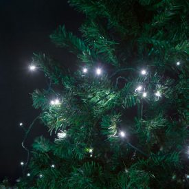 Fényfüzér - 100 db LED - hidegfehér - hálózati - 5 m