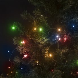 Fényfüzér - 200 db LED - 10 m - Színes - hálózati