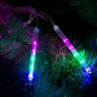 Meteor jégcsap - 60 LED - 11,5 cm - Multicolor - 3 x AA