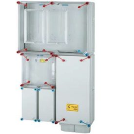 HB 33K0F-U fogyasztásmérő szekrény - HENSEL HB33K0F-U