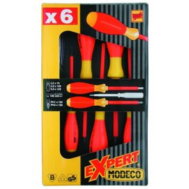 Csavarhúzó készlet  6db.-os 1000V. - Modeco MN-11-070